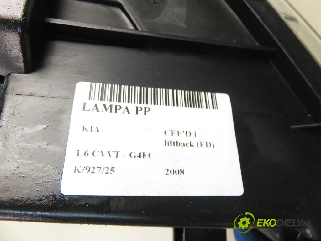 KIA CEE'D liftback (ED) HB 2008 92,00 1.6 CVVT - G4FC 1591,00 Svetlo PP