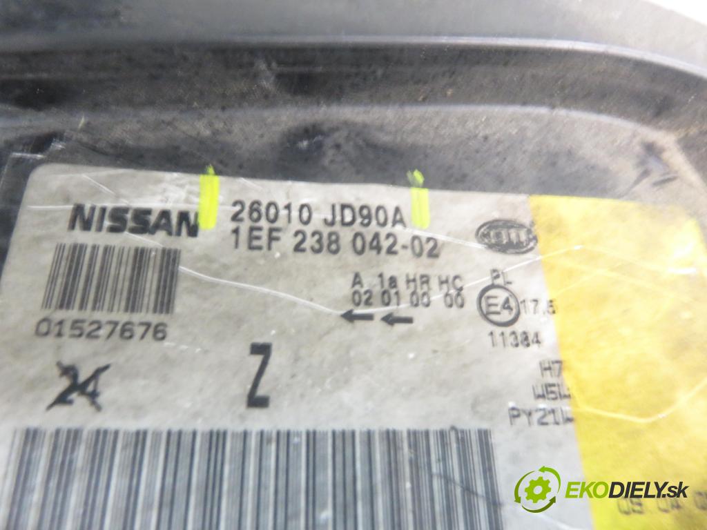 NISSAN QASHQAI / QASHQAI +2 I (J10, JJ10) SUV 2009 110,00 2.0 dCi AWD 150 - M1D M9R 1994,00 světlo PP 26010JD90A