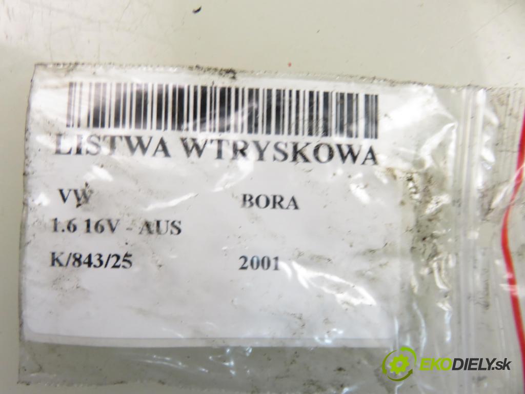 VW BORA (1J2) SEDAN 2001 77,00 1.6 16V - AUS 1598,00 Lišta vstrekovacia 036133319AK ; 036031A ; IWP025 (Vstrekovacia lišta)