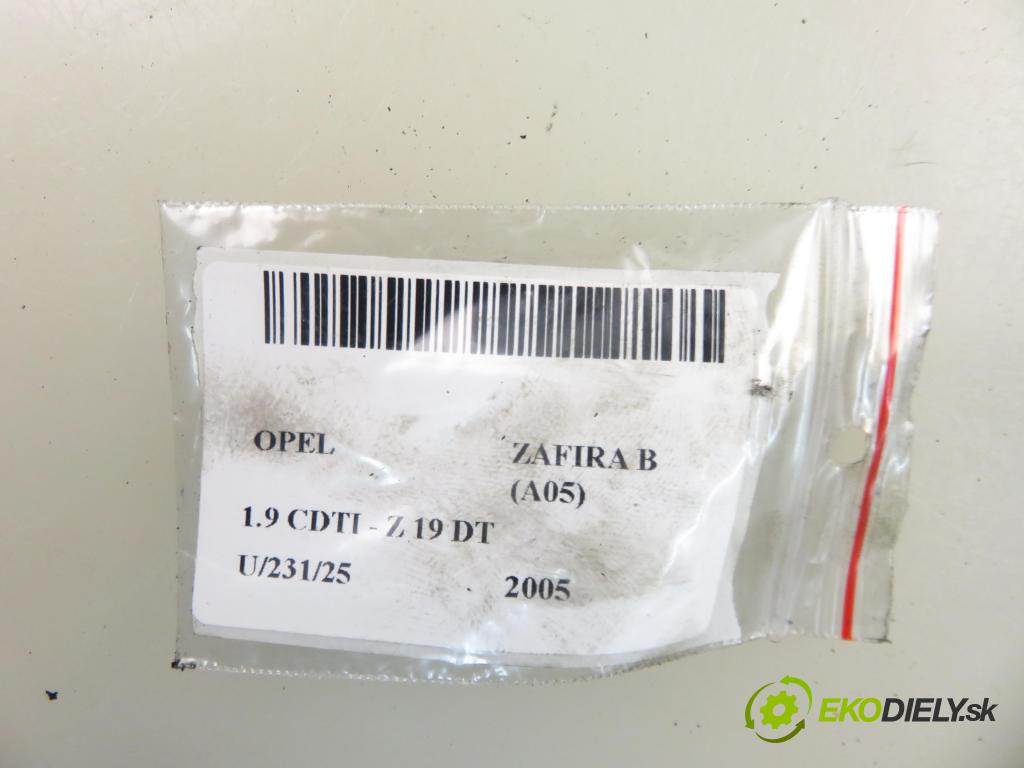 OPEL ZAFIRA B (A05) MINIVAN 2005 88,00 1.9 CDTI 8V 120 - Z 19 DT 1910,00 trubka EGR