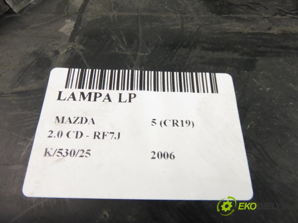 MAZDA 5 (CR19) MINIVAN 2006 105,00 2.0 MZR-CD 143 - RF7J 1998,00 Svetlo LP