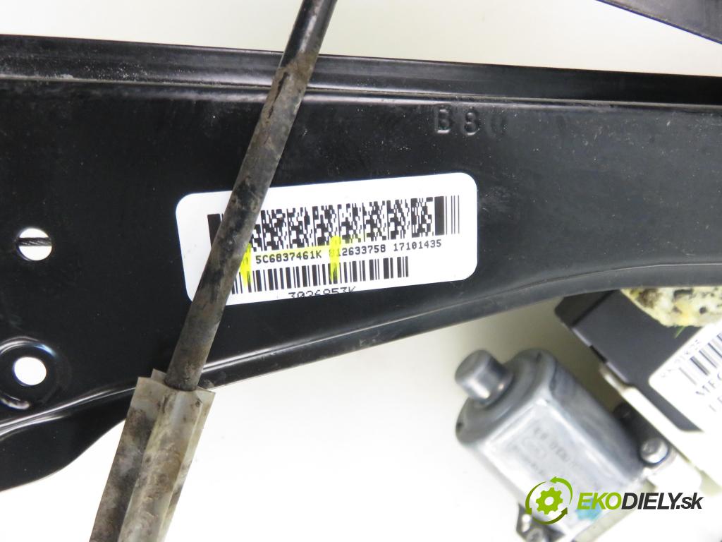 VW JETTA IV (162, 163, AV3, AV2) SEDAN 2014 81,00 2.0 TDI CR 110 - CUUA 1968,00 mechanismus oken 5C6837461K ; 3C0959793C ; 561959701A