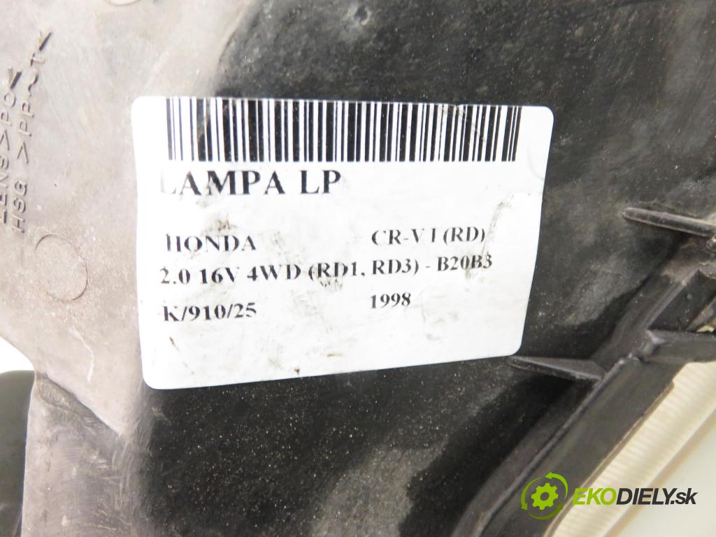 HONDA CR-V I (RD) SUV 1998 94,00 2.0 16V 4WD (RD1, RD3) - B20B3 1972,00 světlo LP