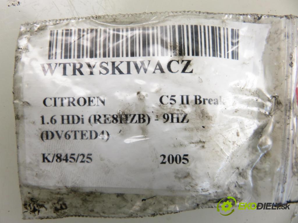 CITROEN C5 II Break (RE_) KOMBI 2005 80,00 1.6 HDi (RE8HZB) - 9HZ (DV6TED4) 1560,00 vstrekovač 0445110259 (Vstrekovač paliva)