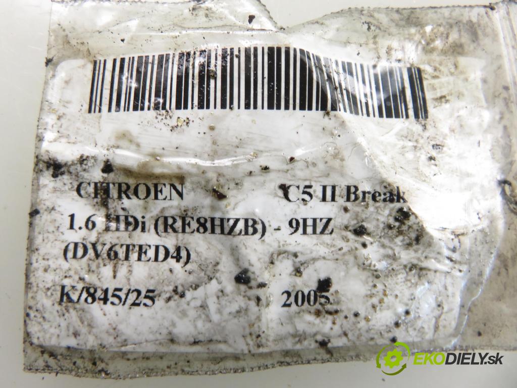 CITROEN C5 II Break (RE_) KOMBI 2005 80,00 1.6 HDi (RE8HZB) - 9HZ (DV6TED4) 1560,00 vstrekovač 0445110259 (Vstrekovač paliva)