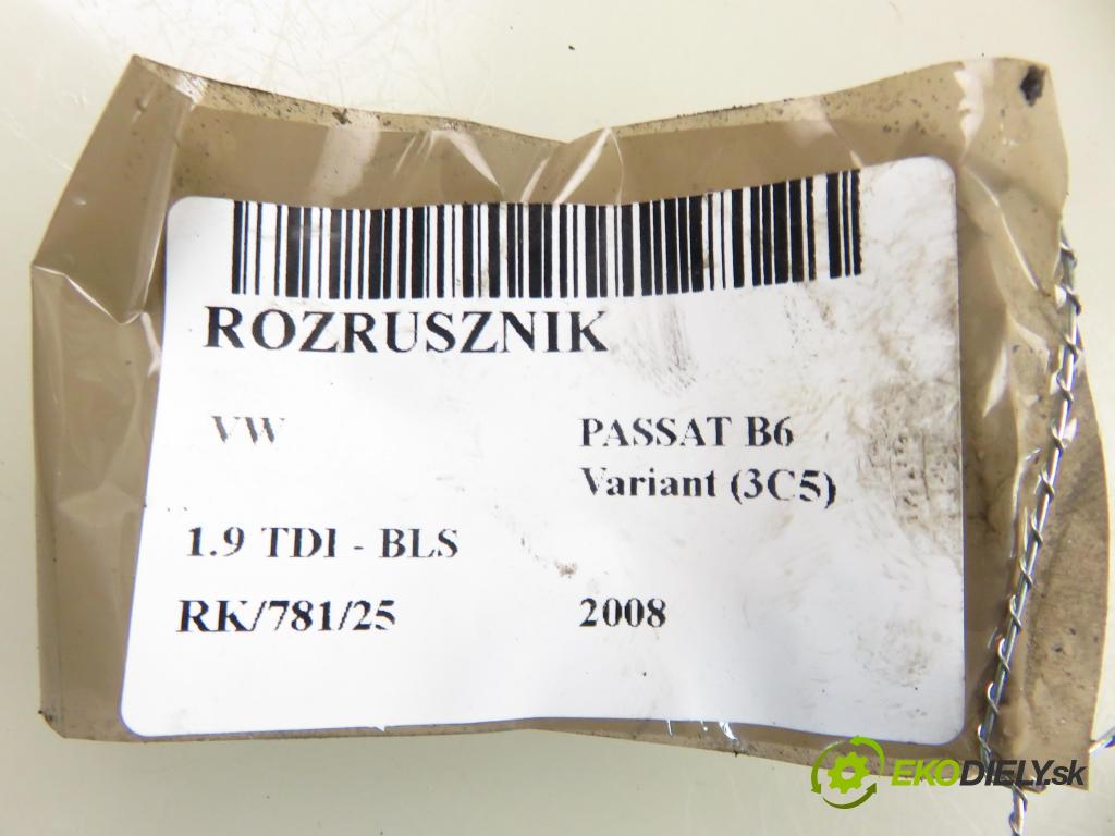 VW PASSAT B6 Variant (3C5) KOMBI 2008 77,00 1.9 TDI - BLS 1896,00 Štartér  (Štartér)