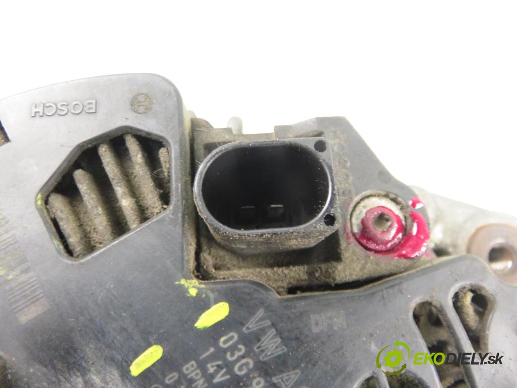 VW PASSAT B6 Variant (3C5) KOMBI 2008 77,00 1.9 TDI - BLS 1896,00 Alternátor 03G903023 ; 0121715003 (Alternátor)