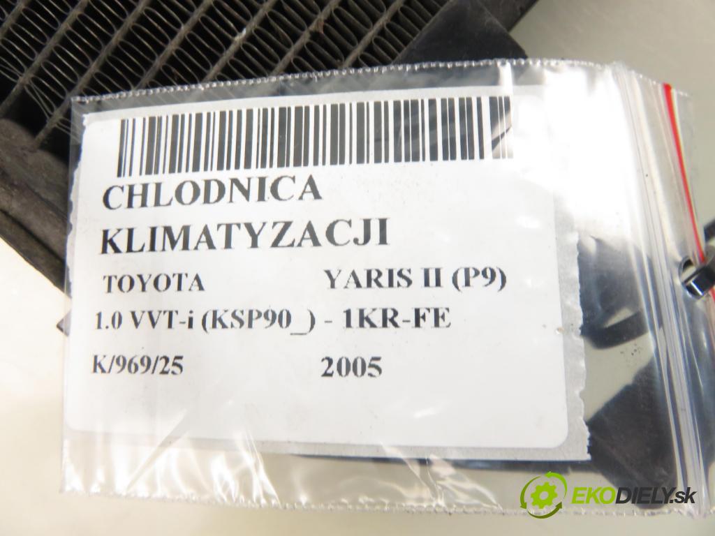 TOYOTA YARIS (_P9_) HB 2005 51,00 1.0 VVT-i (KSP90_) - 1KR-FE 998,00 chladič klimatizácie  (Chladič klimatizácie)
