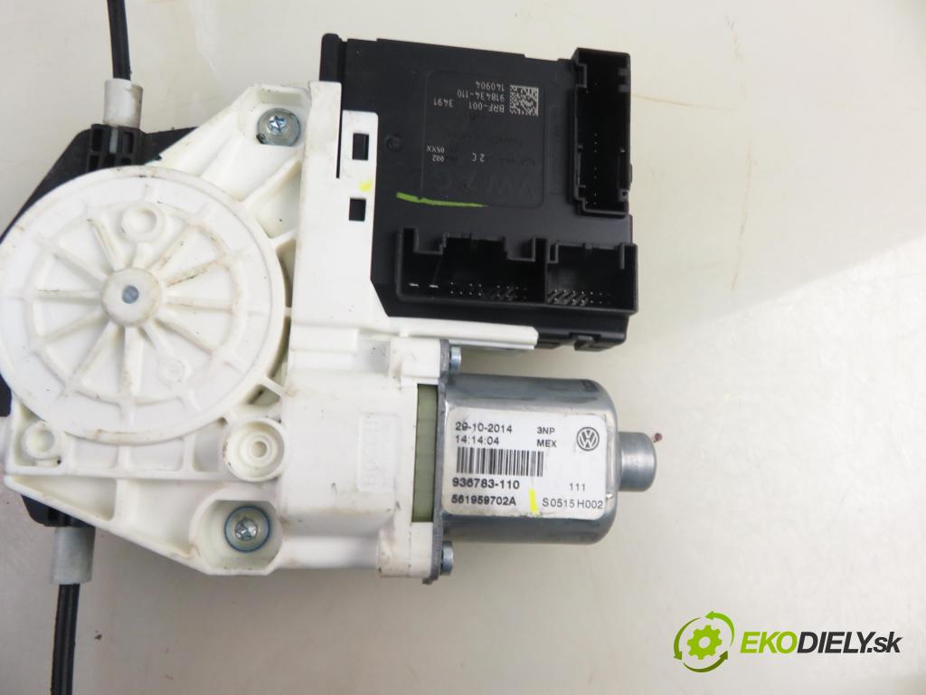 VW JETTA IV (162, 163, AV3, AV2) SEDAN 2014 81,00 2.0 TDI CR 110 - CUUA 1968,00 mechanismus oken PPE 5C6837462K ; 3026854K