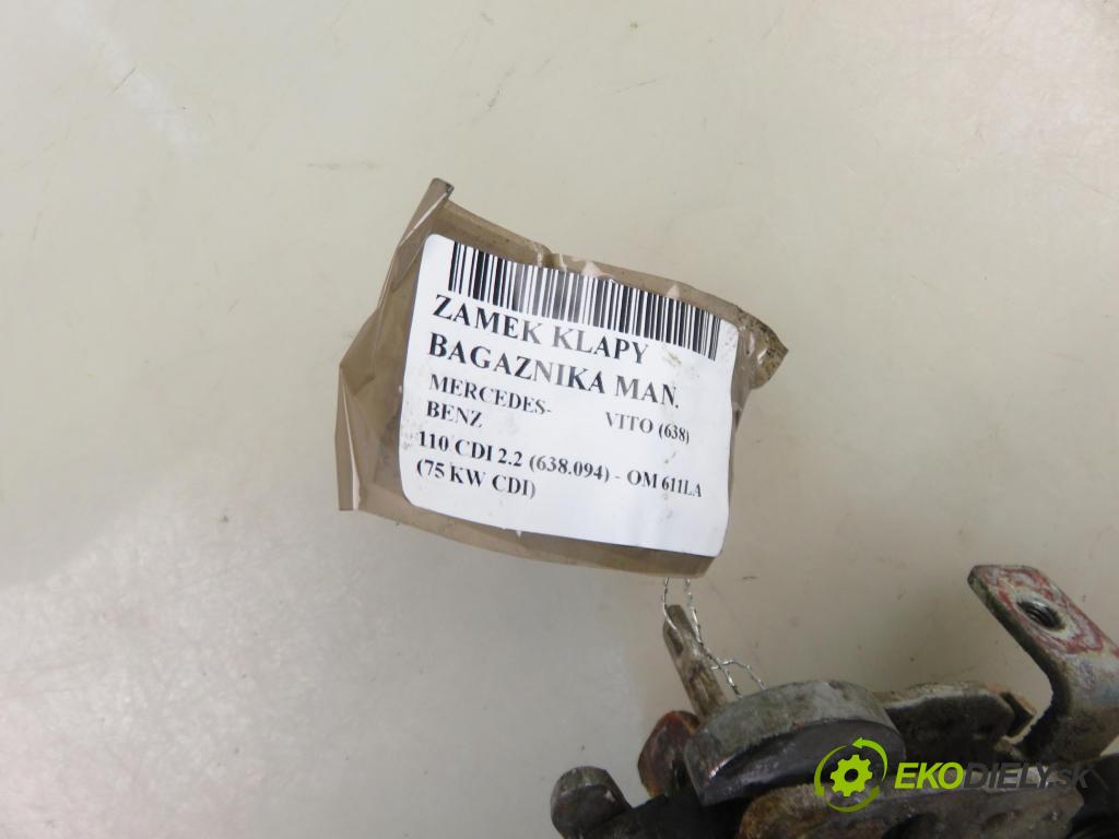 MERCEDES-BENZ VITO Skrzynia (638) FURGON 2002 90,00 112 CDI 2.2 (638.094) - OM 611.980 2151,00 zámok dverí kufor