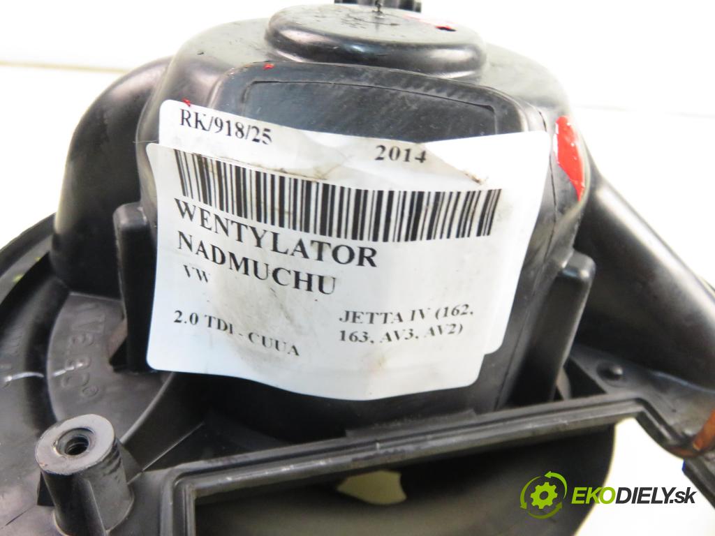 VW JETTA IV (162, 163, AV3, AV2) SEDAN 2014 81,00 2.0 TDI CR 110 - CUUA 1968,00 ventilátor větráku 35987694C ; 1K1820015M