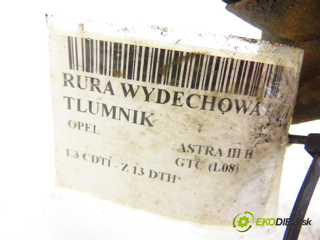 OPEL ASTRA H GTC (L08) HB 2005 66,00 1.3 CDTI 90 - Z 13 DTH 1248,00 Rúra VÝFUK: / výfuk koncový