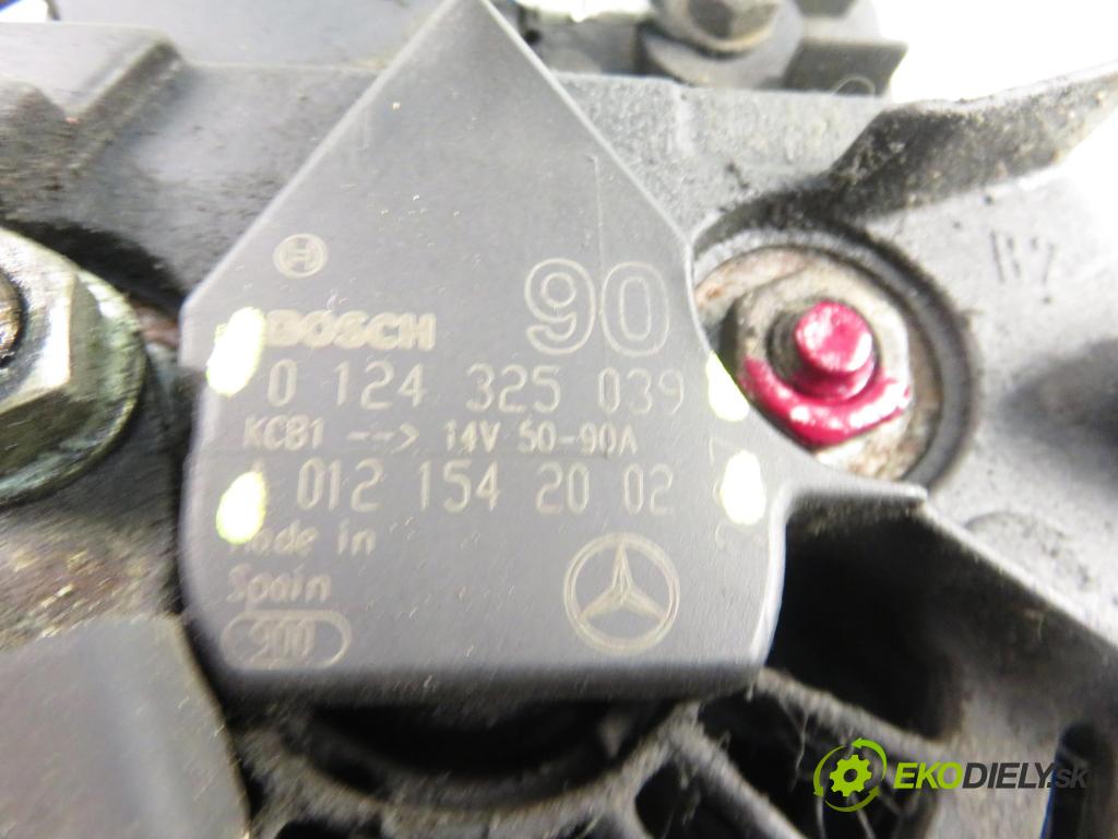 MERCEDES-BENZ VITO Skrzynia (638) FURGON 2002 75,00 110 CDI 2.2 (638.094) - OM 611LA (75 KW CDI) 2151,00 Alternátor 0121542002 ; 0124325039 (Alternátor)