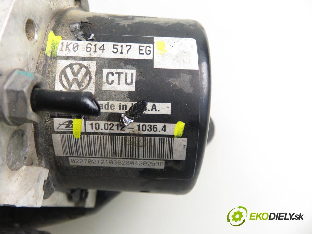 VW JETTA IV (162, 163, AV3, AV2) SEDAN 2014 81,00 2.0 TDI CR 110 - CUUA 1968,00 Pumpa ABS 1K0907379BS ; 1K0614517EG ; 10096103833 (Pumpa ABS)