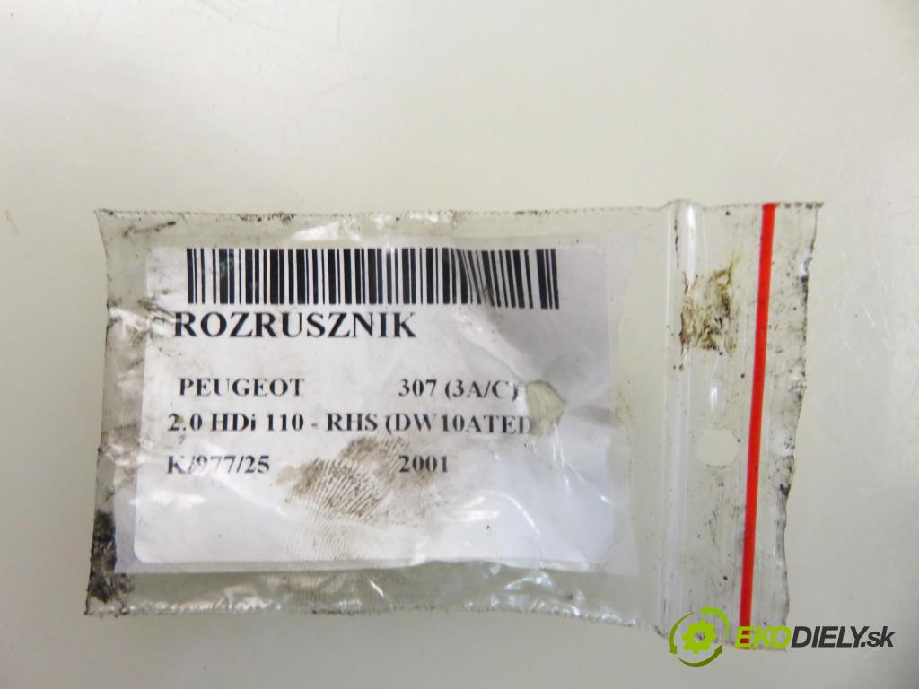 PEUGEOT 307 (3A/C) HB 2001 79,00 2.0 HDi 110 - RHS 1997,00 Štartér D7R27 (Štartér)