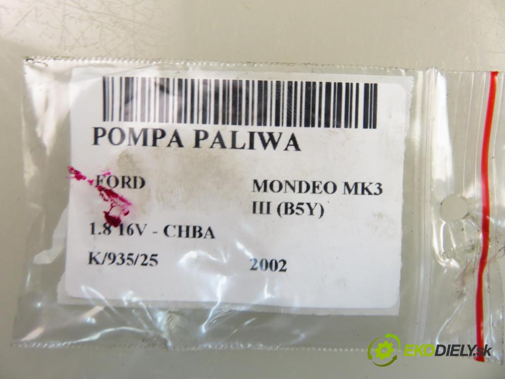 FORD MONDEO III (B5Y) LIFTBACK 2002 92,00 1.8  Duratec HE 125 - CHBA 1798,00 pumpa paliva 1S7UAE