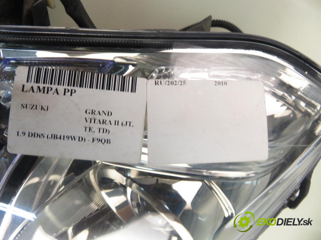 SUZUKI GRAND VITARA II (JT, TE, TD) SUV 2010 95,00 1.9 DDiS 129 - F9Q B 264 1870,00 Svetlo PP
