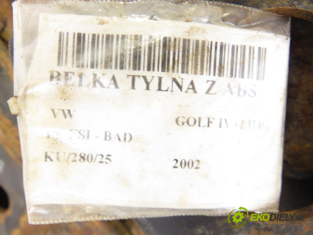 VW GOLF IV (1J1) HB 2002 81,00 1.6 FSI - BAD 1598,00 výztuha zadní část ABS