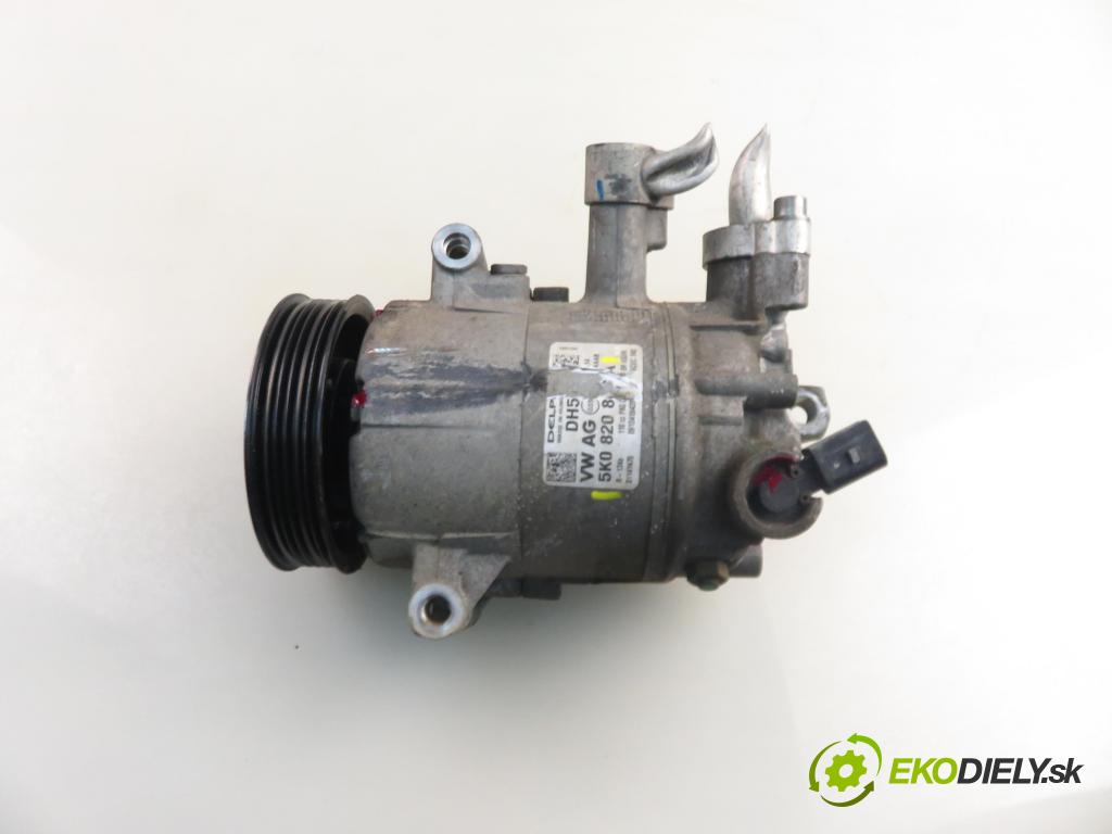 VW JETTA IV (162, 163, AV3, AV2) SEDAN 2014 81,00 2.0 TDI CR 110 - CUUA 1968,00 KOMPRESOR: klimatizácie 5K0820803A (Kompresor klimatizácie)