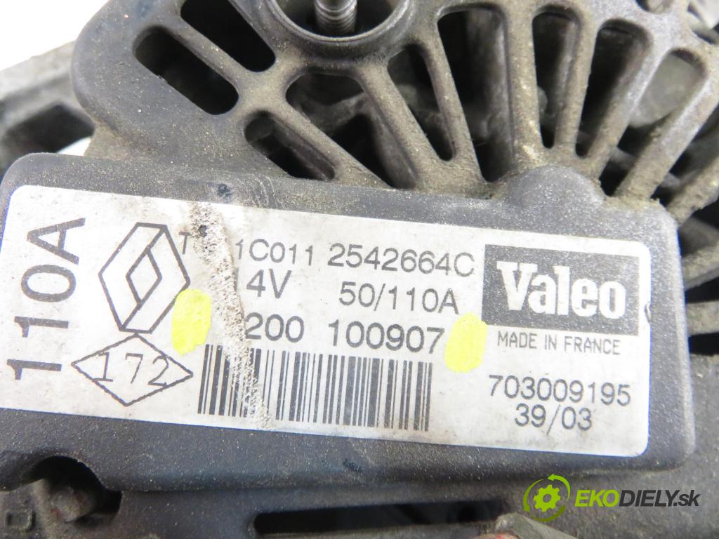 RENAULT MEGANE II sedan (LM0/1_) SEDAN 2004 0,00 1.6 - K4M 760 1598,00 Alternátor 8200100907 (Alternátor)