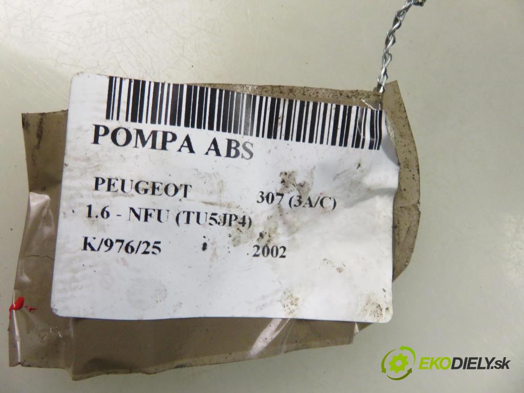 PEUGEOT 307 (3A/C) HB 2002 81,00 1.6 - NFU (TU5JP4) 1587,00 Pumpa ABS 0273004562 (Pumpa ABS)