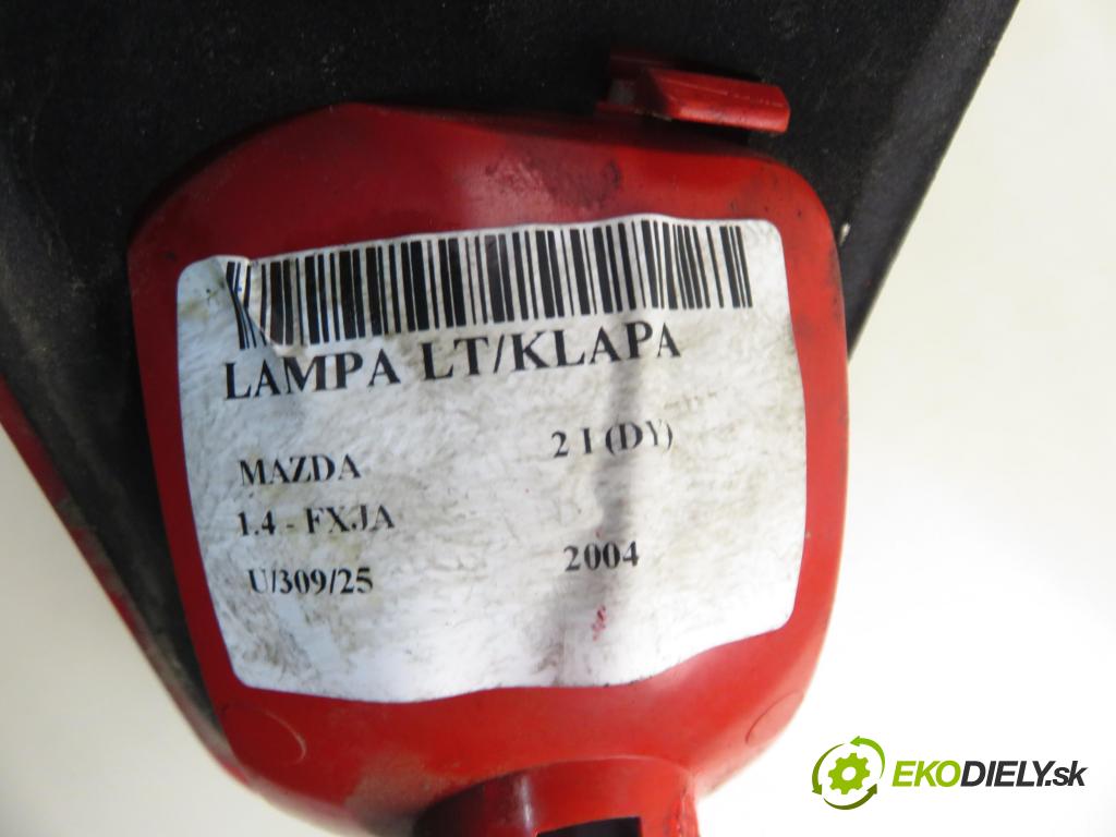 MAZDA 2 (DY) HB 2004 59,00 1.4 - FXJA 1388,00 Svetlo ľavé zadné kufor 3M7113547BF