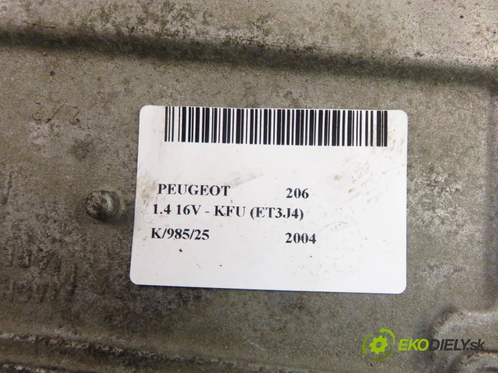 PEUGEOT 206 liftback (2A/C) HB 2004 65,00 1.4 16V - KFU (ET3J4) 1360,00 Riadiaca jednotka Motor 9656304580