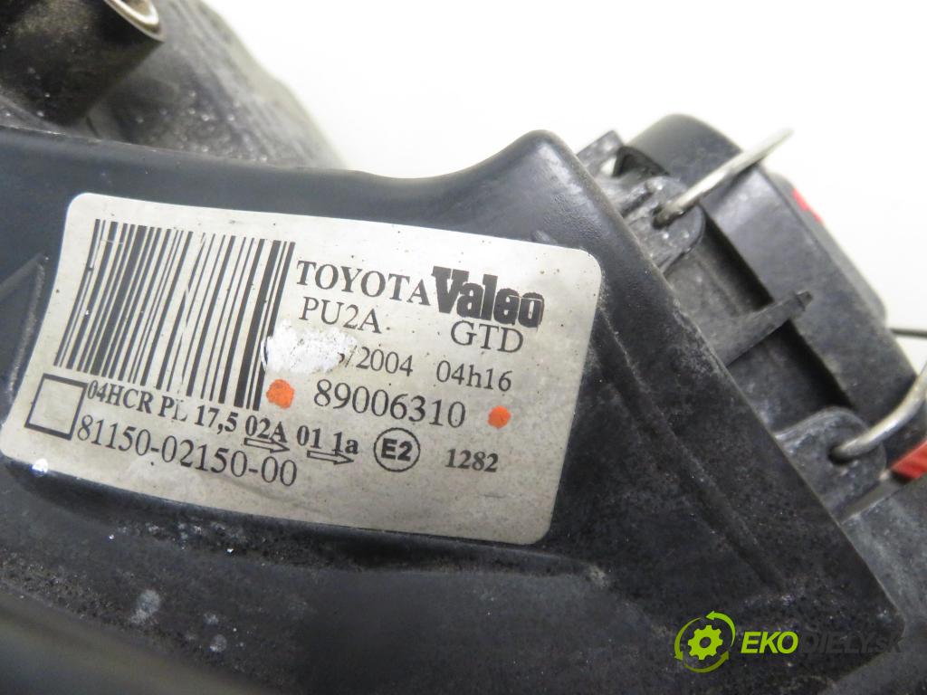 TOYOTA COROLLA (_E12_) HB 2004 71,00 1.4 VVT-i 97 (ZZE120) - 4ZZ-FE 1398,00 Svetlo LP 89006310