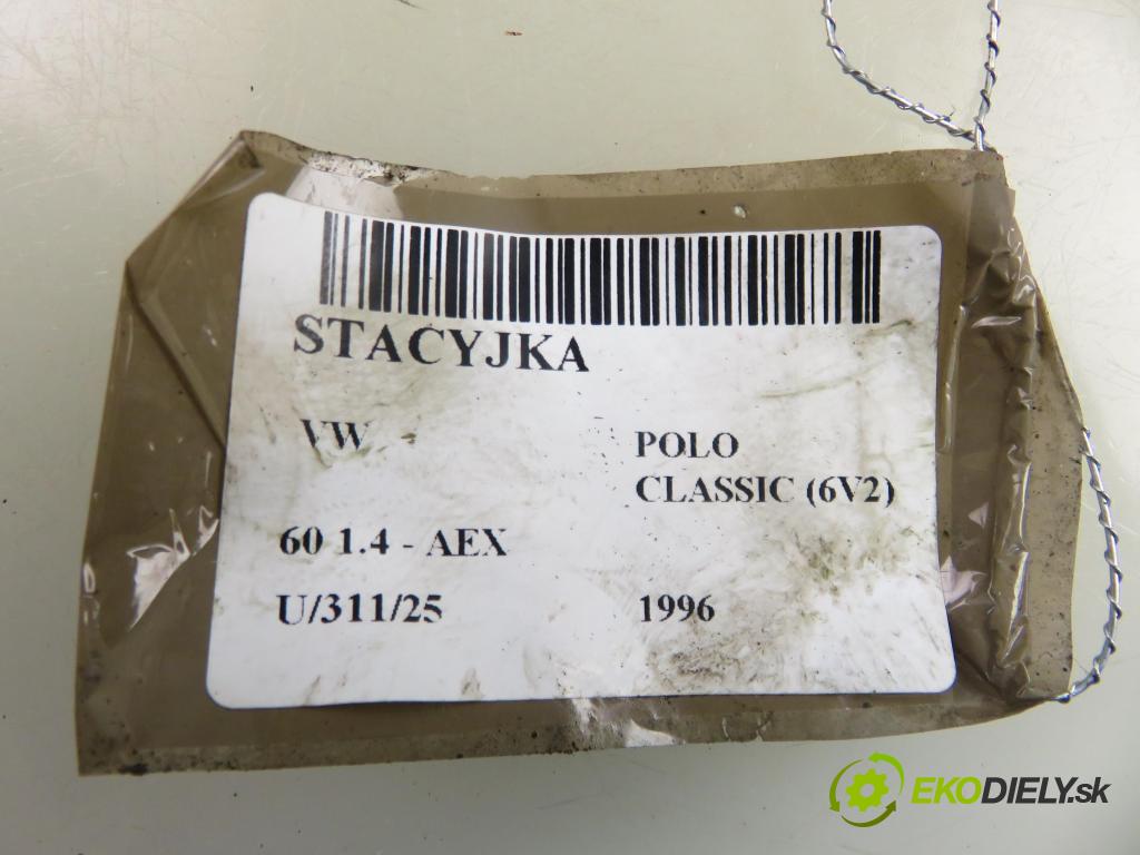 VW POLO CLASSIC (6V2) SEDAN 1996 44,00 1.4 60 - AEX 1390,00 spínačka 357905851 (Spínací skříňka)