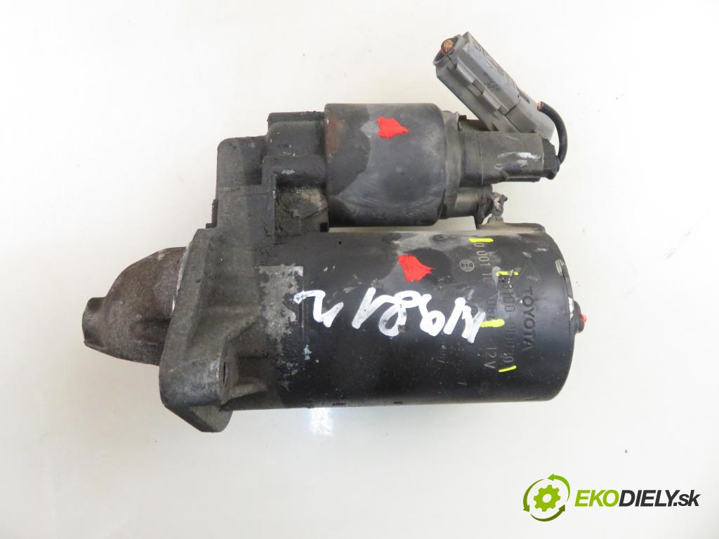 TOYOTA COROLLA (_E12_) HB 2004 71,00 1.4 VVT-i 97 (ZZE120) - 4ZZ-FE 1398,00 Štartér 0001107088 ; 281000D030 (Štartér)