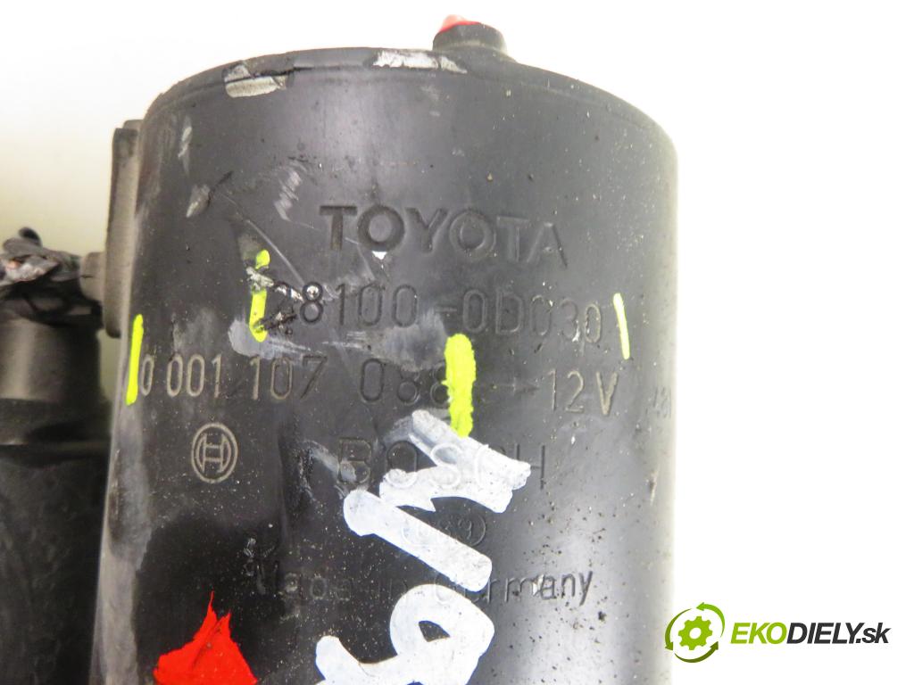 TOYOTA COROLLA (_E12_) HB 2004 71,00 1.4 VVT-i 97 (ZZE120) - 4ZZ-FE 1398,00 Štartér 0001107088 ; 281000D030 (Štartér)