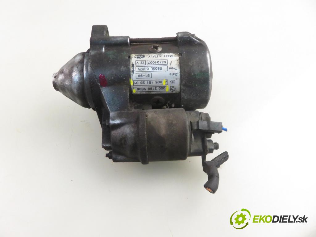SMART CITY-COUPE (450) HB 1999 40,00 0.6 R3 55 - M 160 E6AL B03 599,00 startér 0003188V006 ; 0051512601 (Startéry)