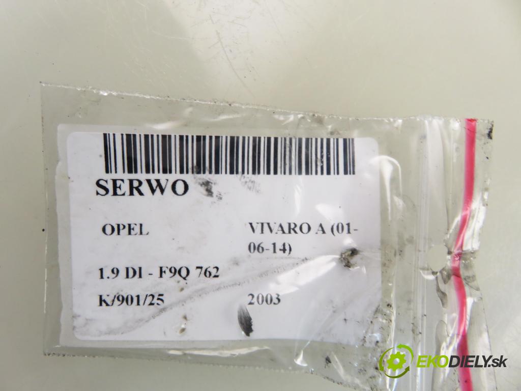 OPEL VIVARO A Autobus (X83) BUS 2003 60,00 1.9 DCI 80 - F9Q 762 1870,00 posilovač 8200003516 ; 91165929 (Servočerpadlá, pumpy řízení)