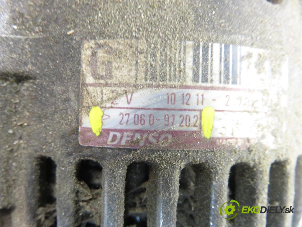 DAIHATSU CUORE VI (L251, L250_, L260_) HB 2005 43,00 1 - EJ-VE 989,00 Alternátor 2706097202 (Alternátory)