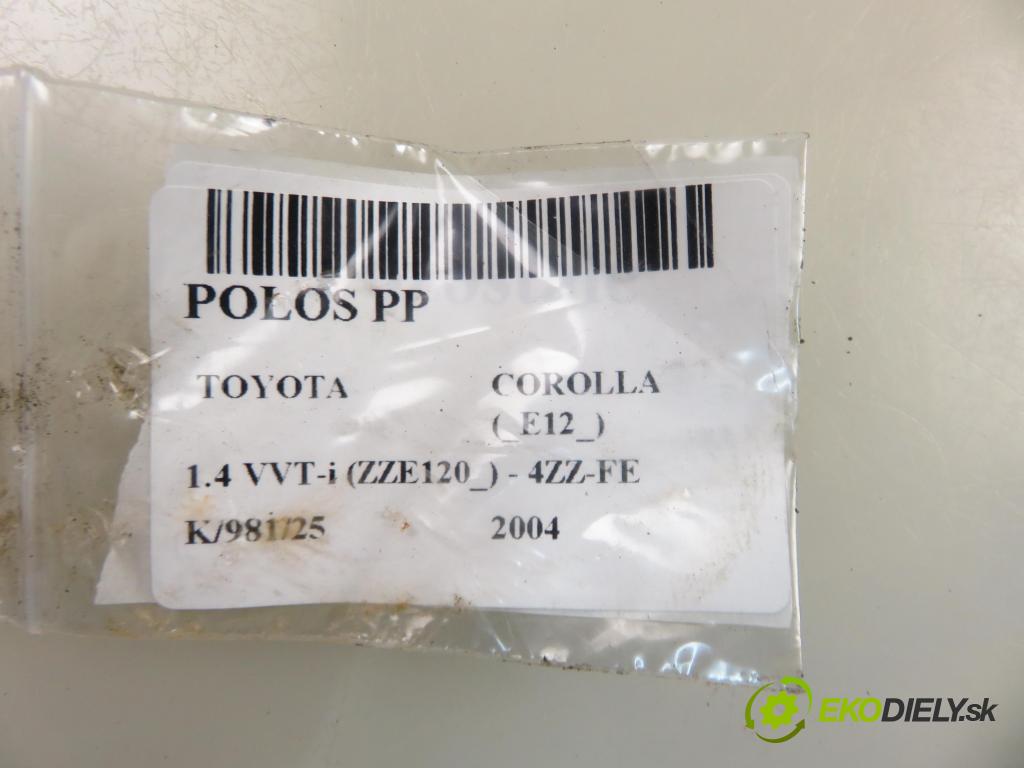 TOYOTA COROLLA (_E12_) HB 2004 71,00 1.4 VVT-i 97 (ZZE120) - 4ZZ-FE 1398,00 Poloos PP