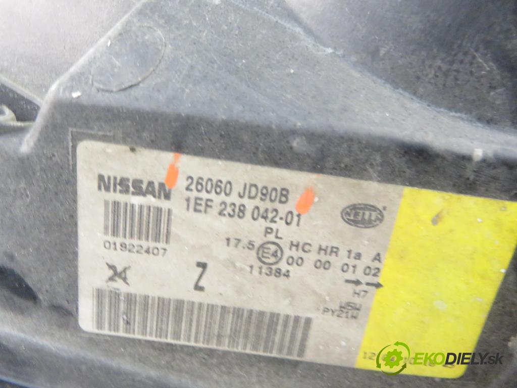 NISSAN QASHQAI / QASHQAI +2 I (J10, JJ10) SUV 2009 110,00 2.0 dCi AWD 150 - M1D M9R 1994,00 Svetlo LP 26060JD90B