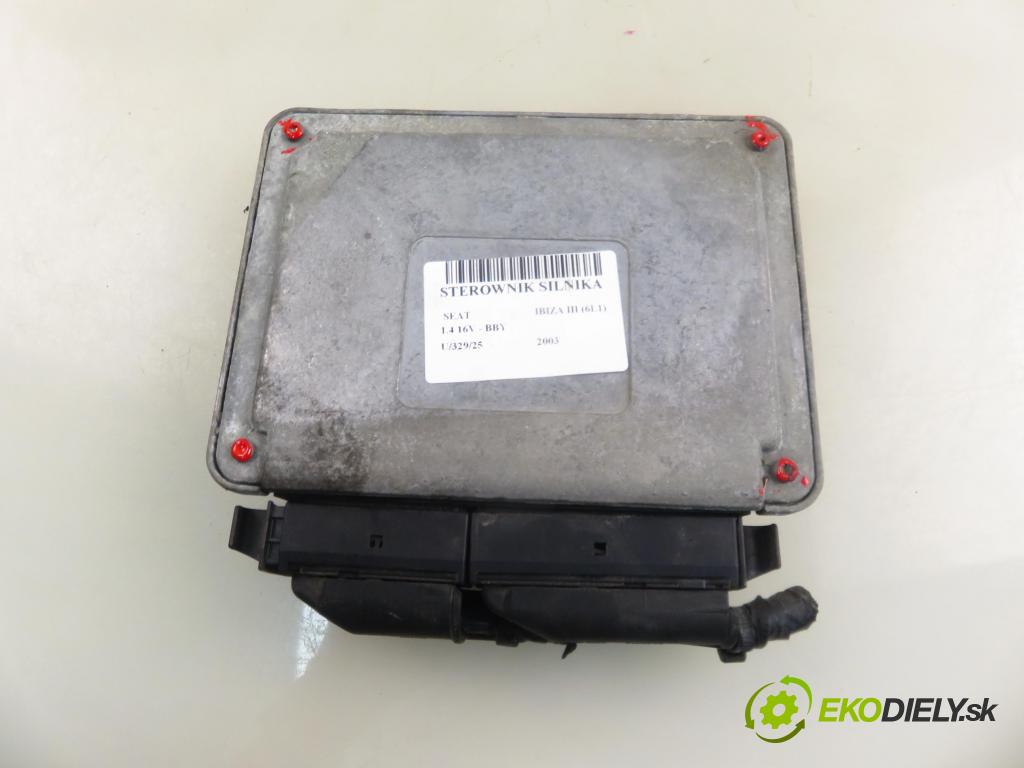 SEAT IBIZA III (6L1) HB 2003 55,00 1.4 16V - BBY 1390,00 Riadiaca jednotka Motor 036906034AH