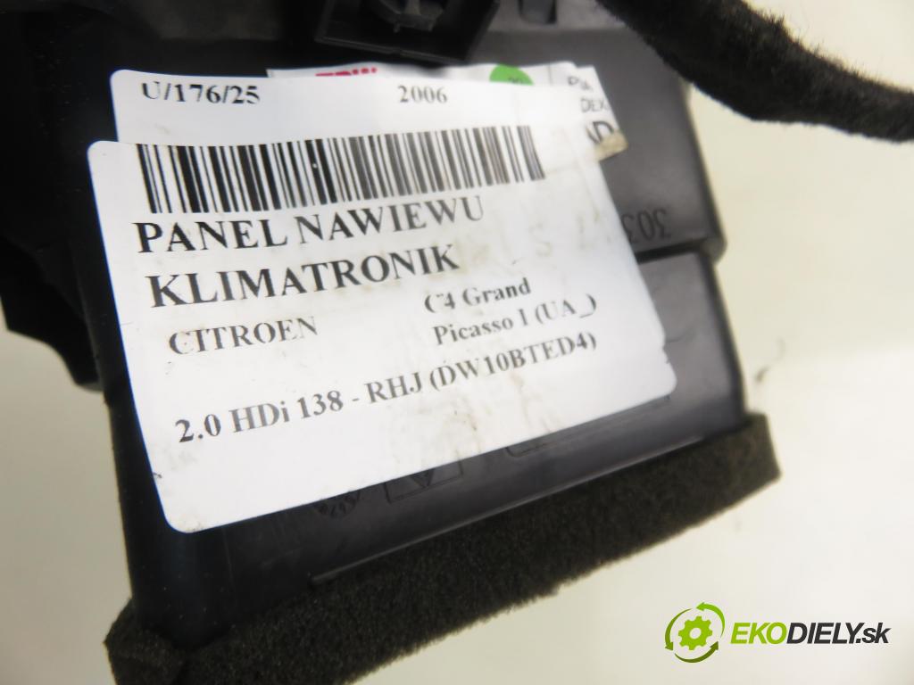 CITROEN C4 Grand Picasso I (UA_) MINIVAN 2006 100,00 2.0 HDi 138 - RHJ (DW10BTED4) 1997,00 Panel kúrenia KLIMATRONIK 9659627577