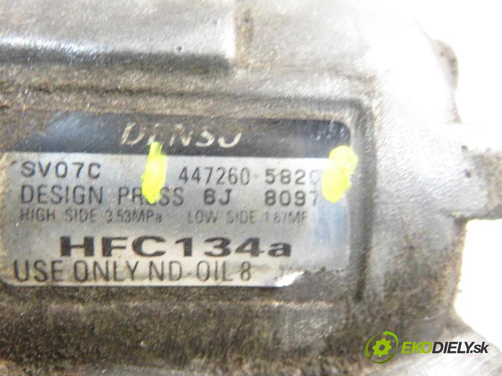 DAIHATSU SIRION (M3_) HB 2007 51,00 1.0 DVVT 4WD - 1KR-FE 998,00 KOMPRESOR: klimatizácie 4472605820 (Kompresor klimatizácie)