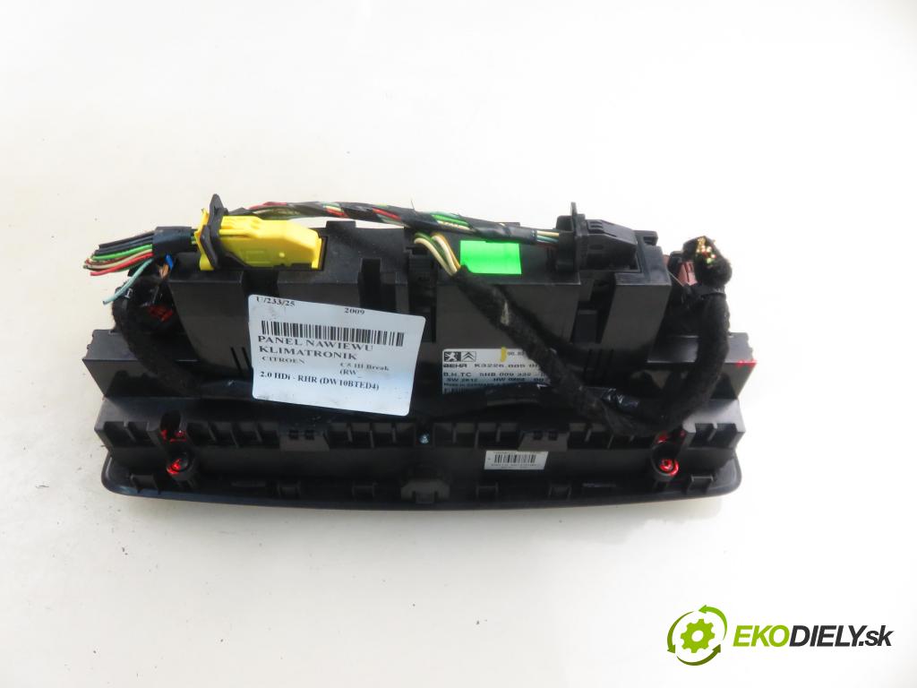 CITROEN C5 III Break (RW_) KOMBI 2009 100,00 2.0 HDi - RHR (DW10BTED4) 1997,00 Panel kúrenia KLIMATRONIK 96829415ZD ; 5HB00933205