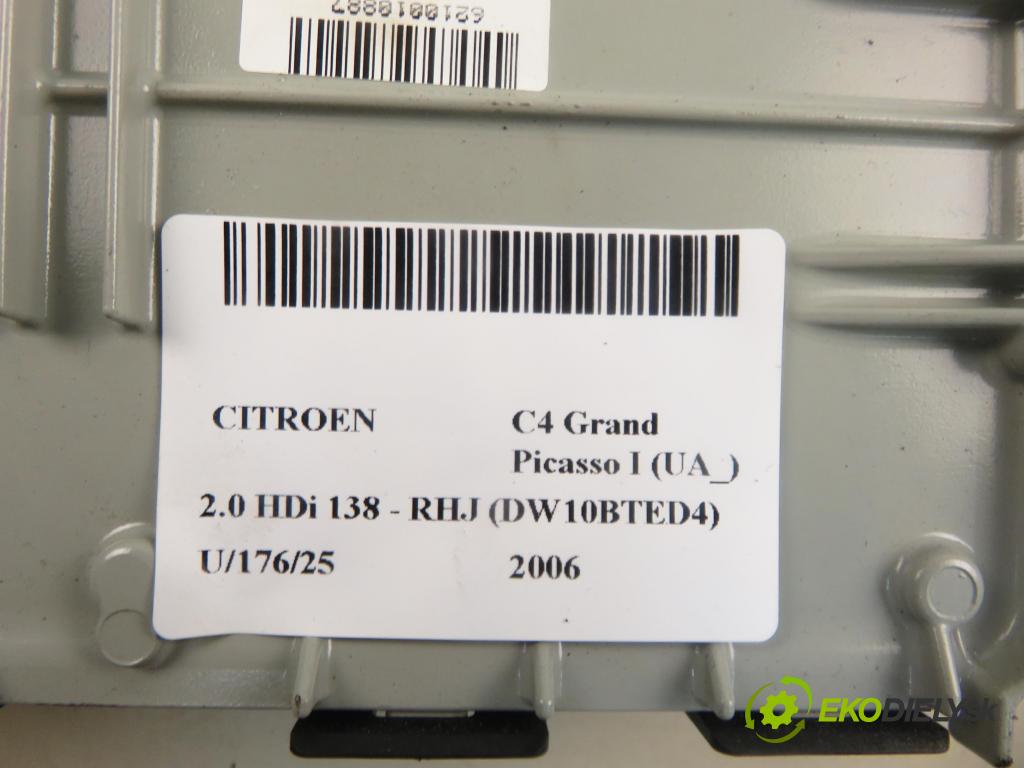 CITROEN C4 Grand Picasso I (UA_) MINIVAN 2006 100,00 2.0 HDi 138 - RHJ (DW10BTED4) 1997,00 Riadiaca jednotka Motor 9663758080