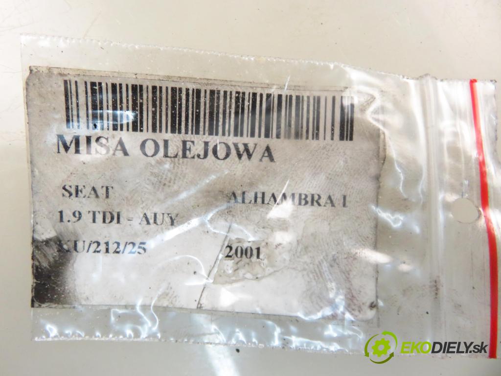 SEAT ALHAMBRA (7V8, 7V9) MINIVAN 2001 85,00 1.9 TDI PD 115 - AUY 1896,00 Vaňa olejová 038103603B ; 038103603C (Olejová vaňa)