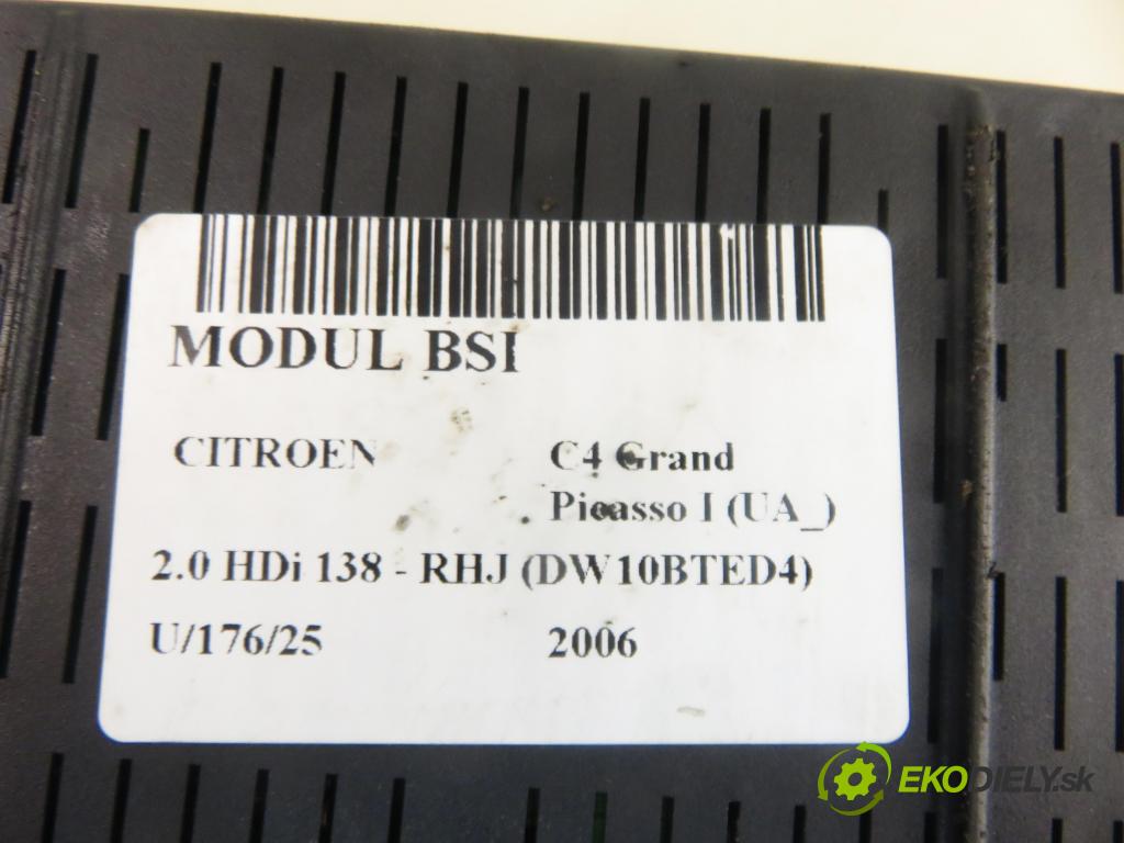 CITROEN C4 Grand Picasso I (UA_) MINIVAN 2006 100,00 2.0 HDi 138 - RHJ (DW10BTED4) 1997,00 MODUL BSI 9663510180