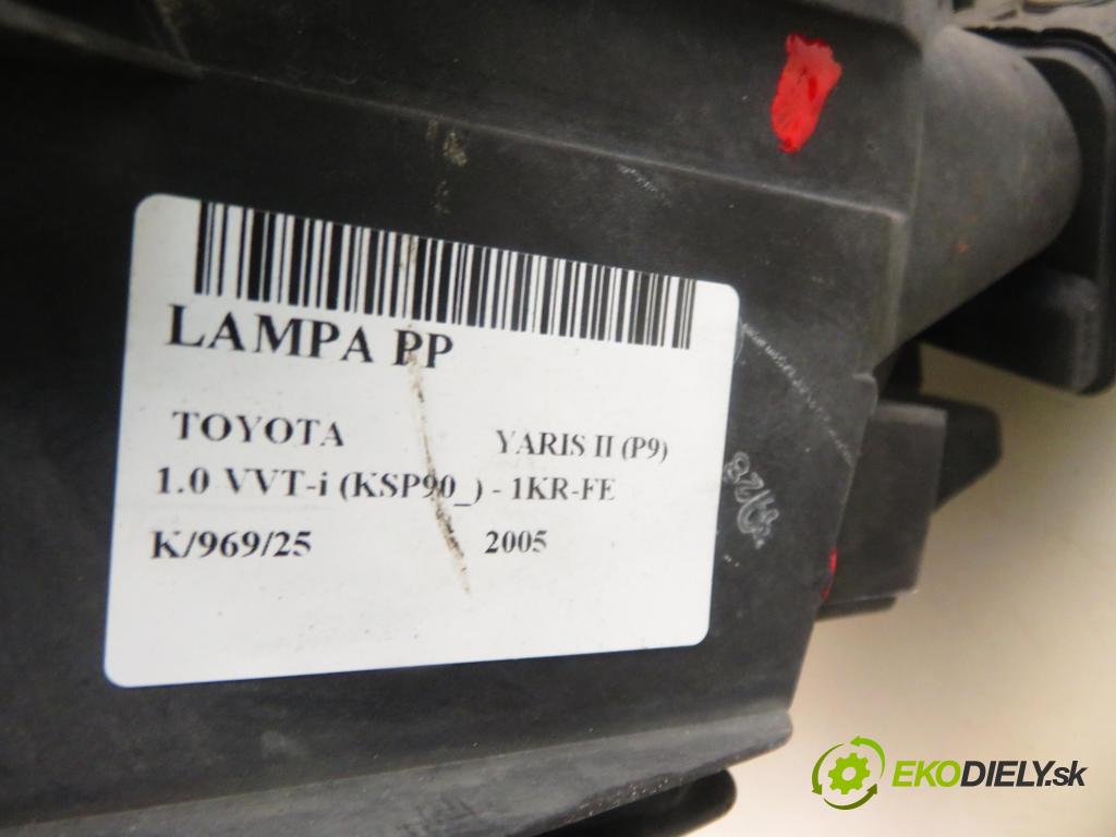 TOYOTA YARIS (_P9_) HB 2005 51,00 1.0 VVT-i (KSP90_) - 1KR-FE 998,00 Svetlo PP