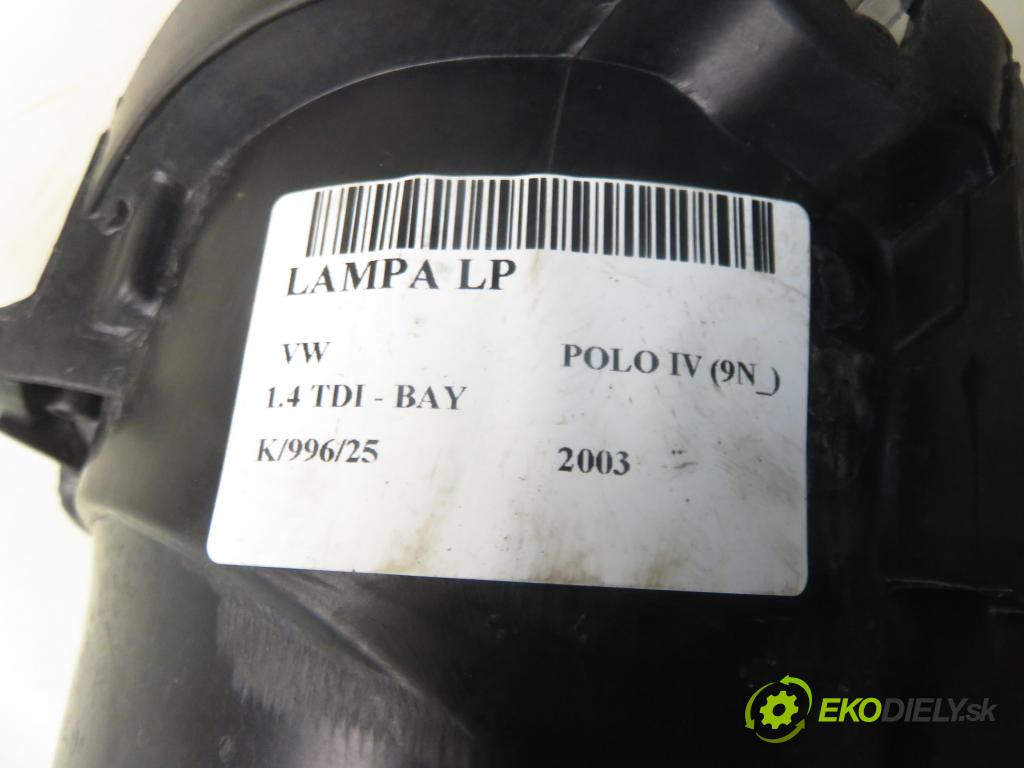 VW POLO (9N_) HB 2003 55,00 1.4 TDI - BAY 1422,00 Svetlo LP