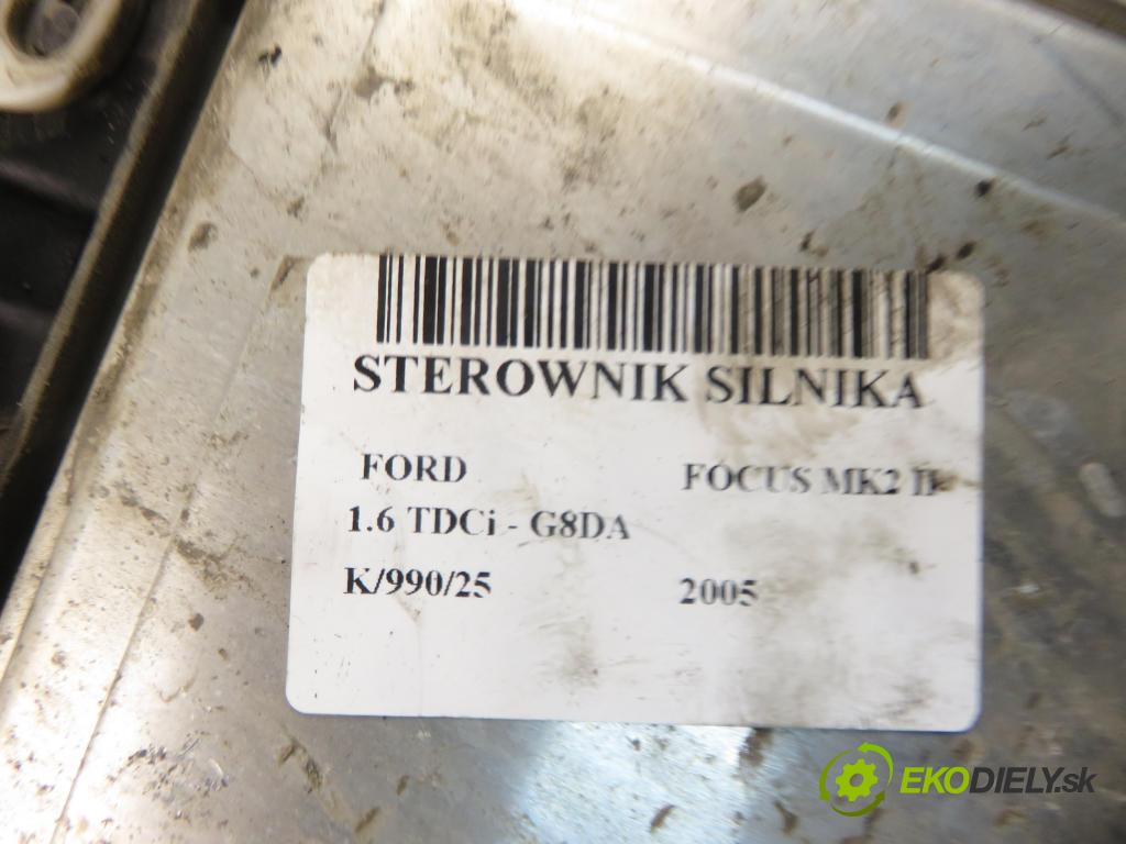 FORD FOCUS II (DA_, HCP) HB 2005 80,00 1.6 TDCi 109 - G8DA 1560,00 Riadiaca jednotka Motor 0281011263