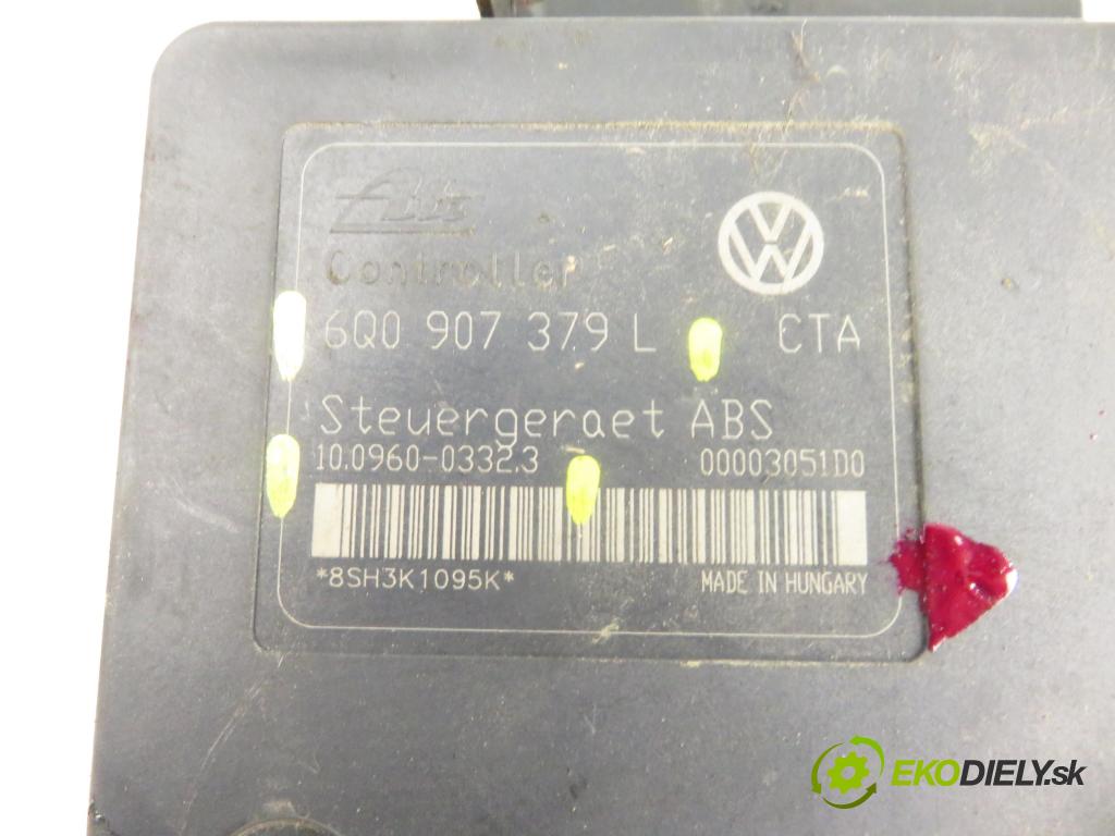 VW POLO (9N_) HB 2003 55,00 1.4 TDI - BAY 1422,00 Pumpa ABS 6Q0907379L ; 10096003323 ; 10020600714 (Pumpa ABS)