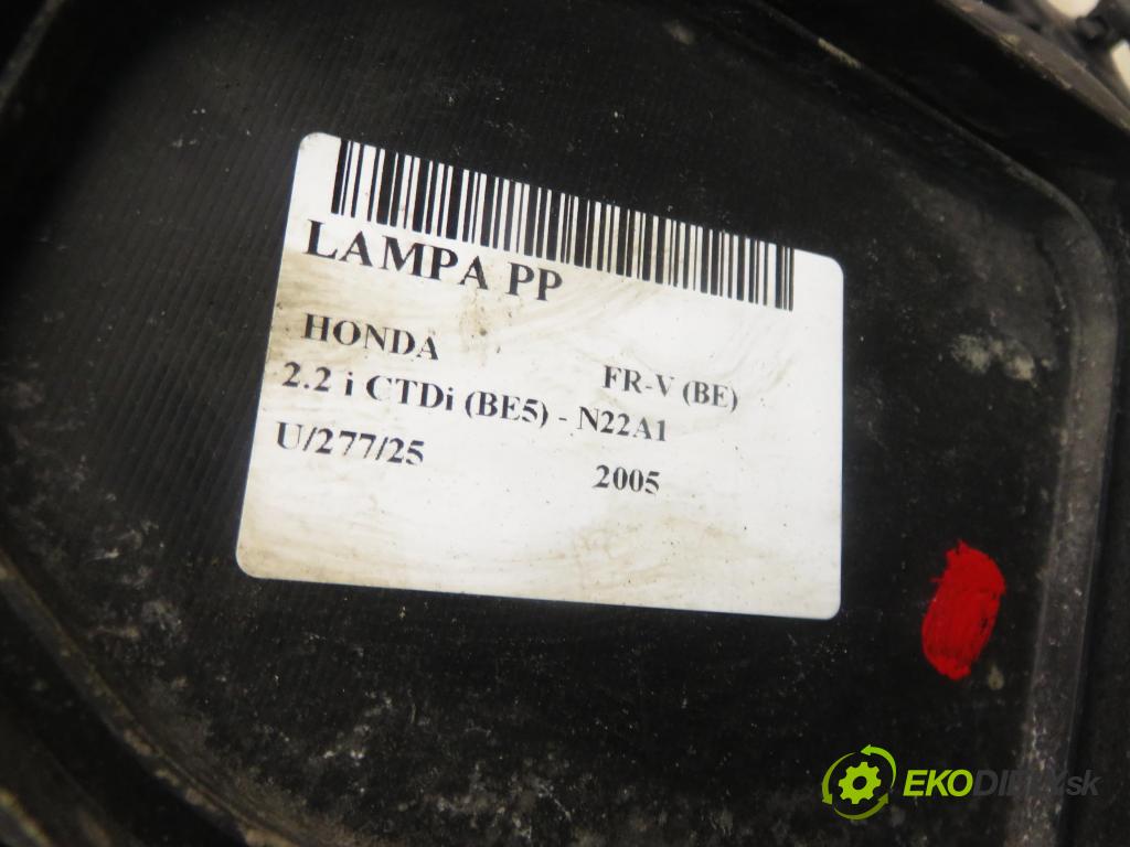 HONDA FR-V (BE) MINIVAN 2005 103,00 2.2 i CTDi 140 - N22A1 2204,00 Svetlo PP