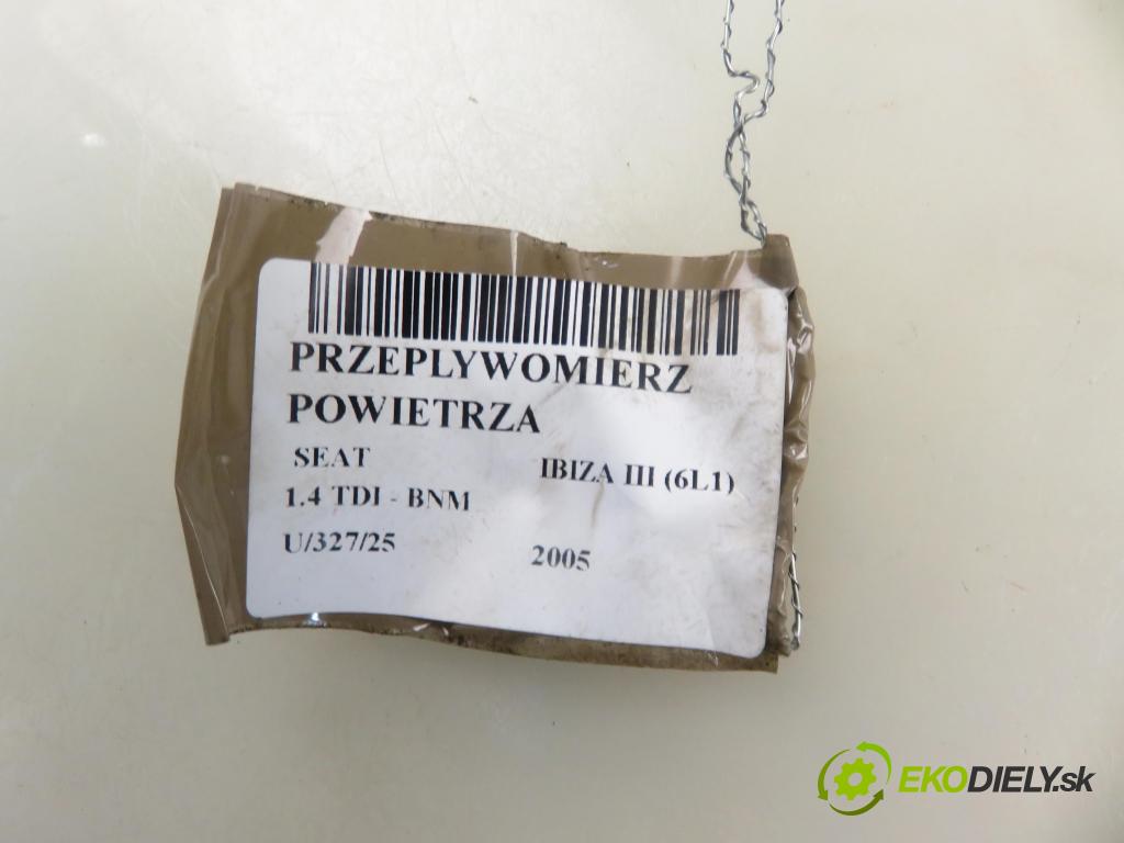 SEAT IBIZA III (6L1) HB 2005 51,00 1.4 TDI PD 70 - BNM 1422,00 váha vzduchu vzduchu F00C2G2055
