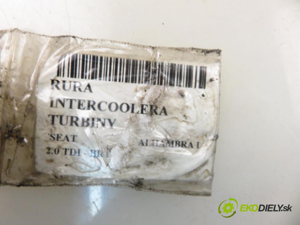 SEAT ALHAMBRA (7V8, 7V9) MINIVAN 2007 103,00 2.0 TDI - BRT 1968,00 Rúra intercoolera turba 7M3145795A ; 3M216F073BB ; 7M3145961G